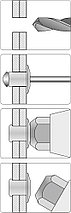 Заклепочник-гармошка, 2,4-6,4мм, YATO, фото 2