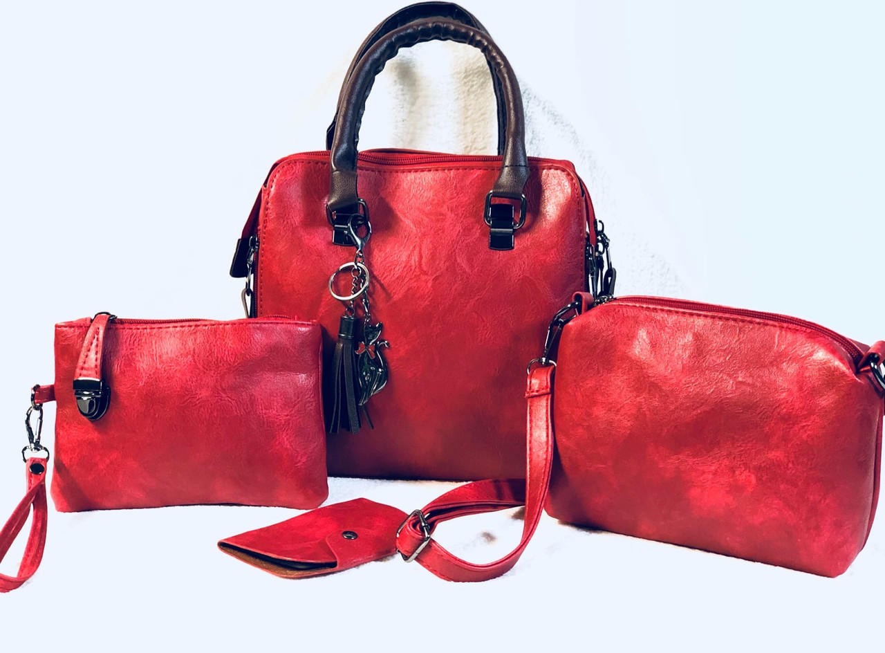 Набор сумок 4 в 1 (красный) - фото 1 - id-p124641516