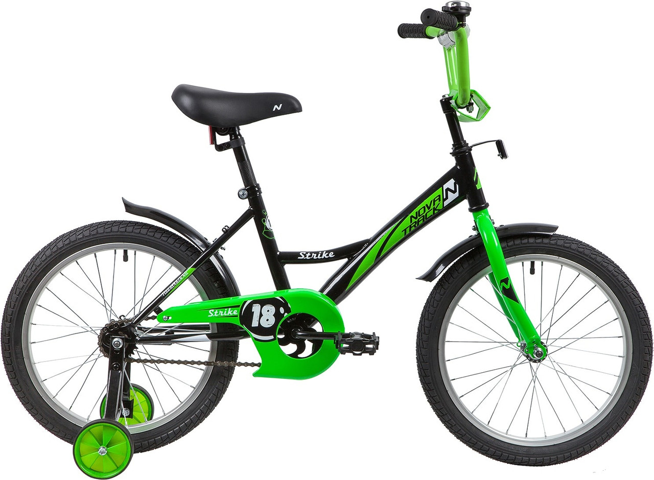 Novatrack Strike 18" черный/зеленый