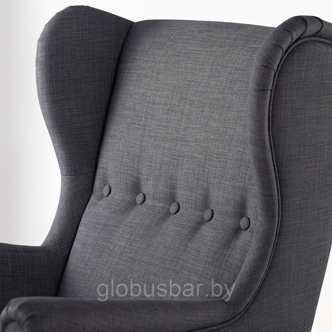 СТРАНДМОН Кресло с подголовником, темно-серый - фото 4 - id-p124645909