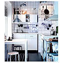 МЕЛЬТОРП Стол кухонный/обеденный, белый, 75x75 см, фото 6