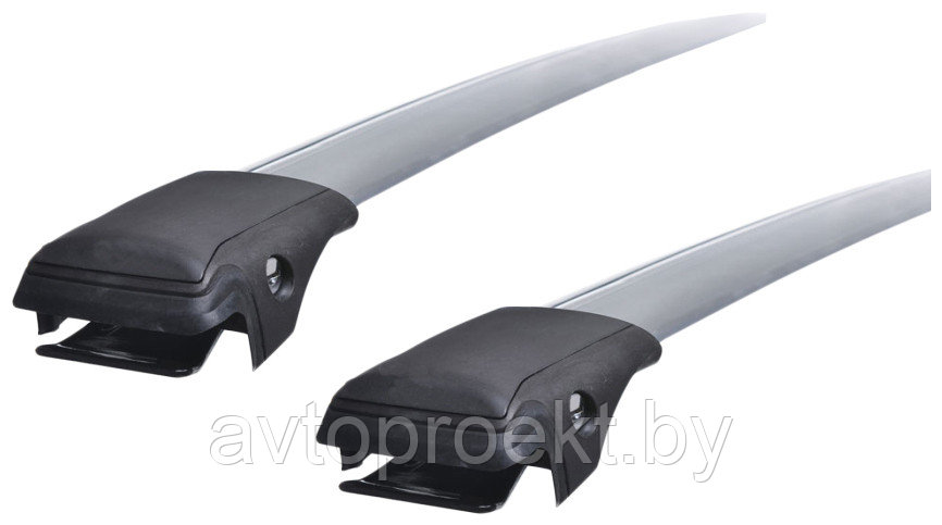 Автомобильная багажная система Wingbar roof rack Chrome аэро с замком - фото 2 - id-p124649296