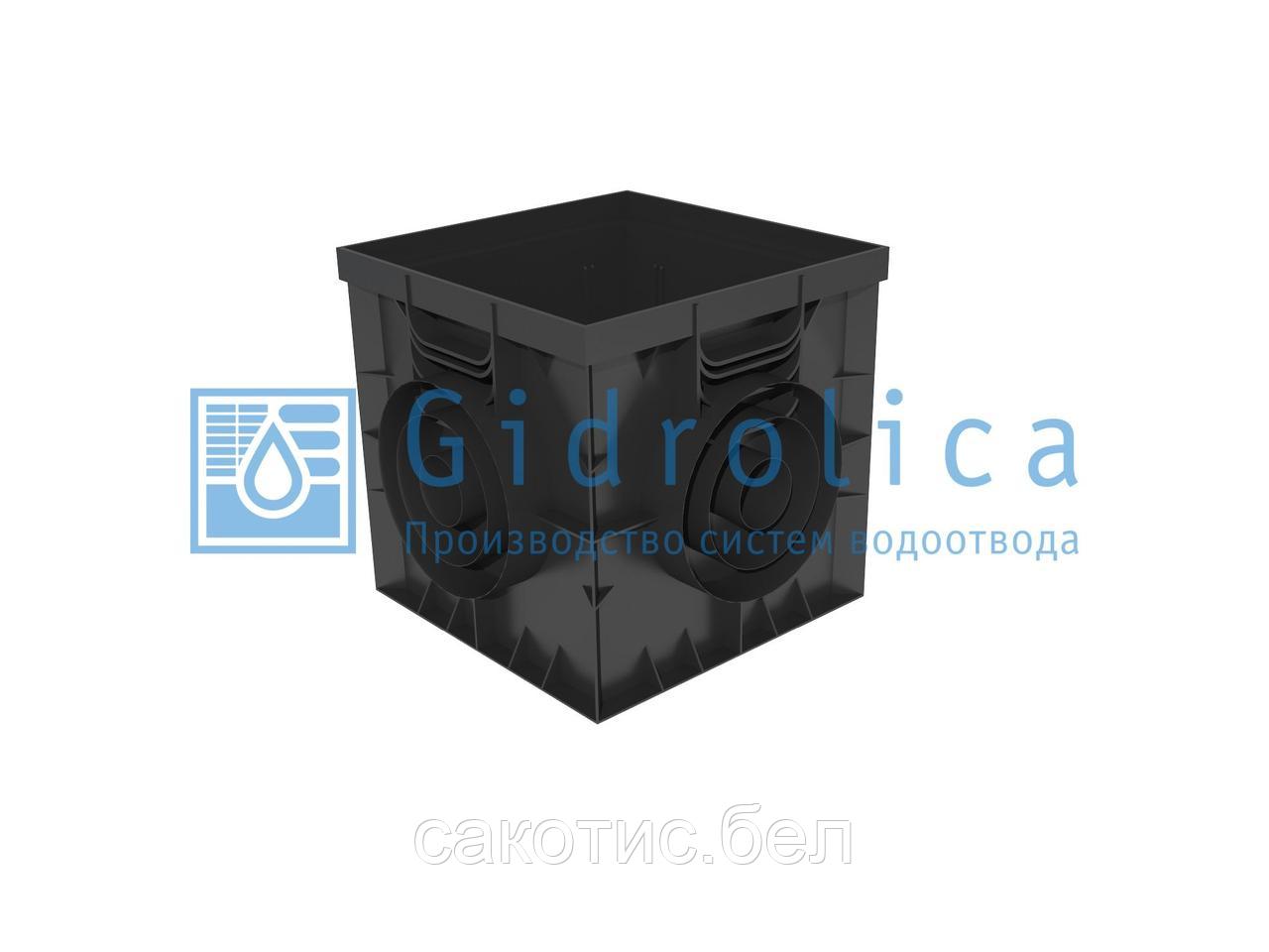 Дождеприемник Gidrolica Point ДП-30.30 - пластиковый с решеткой ячеистой стальной оцинкованной - фото 3 - id-p124655476