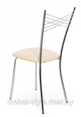Кухонный стул ВИОЛА Люкс хром для кафе бара ресторана (VIOLA Lux Chrome кож/зам V-) - фото 10 - id-p124656260