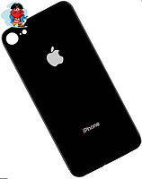 Задняя крышка для Apple iPhone 8 (A1863, A1905, A1906) стекло, цвет: серый (черный)