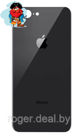 Задняя крышка для Apple iPhone 8 Plus, цвет: серый космос - фото 1 - id-p122737185