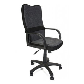 Кресло Tetchair СН757 ткань, серый/чёрный