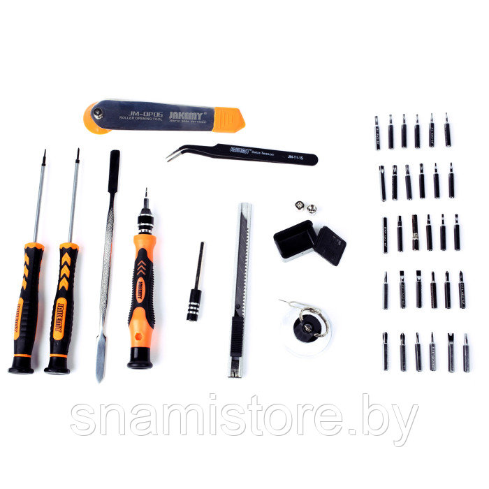 Набор инструмента и отверток для ремонта электроники JAKEMY JM-8139 - фото 4 - id-p124674565