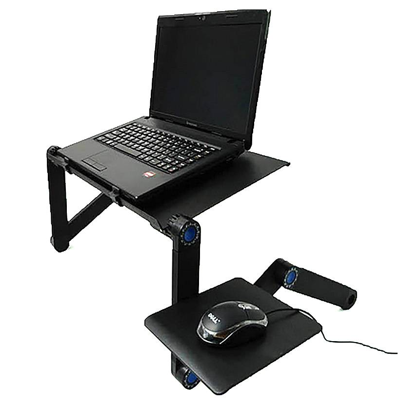 Столик трансформер для ноутбука Multifunctional Laptop Table T9 (с охлаждением) - фото 1 - id-p124679744