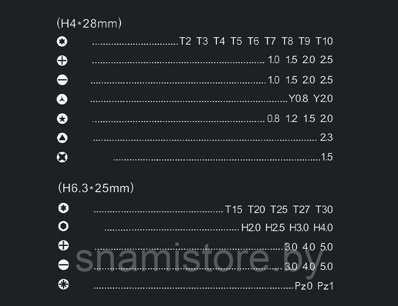 Набор инструмента для дома и электроники JAKEMY JM-8174, 45 в 1 - фото 6 - id-p124685558