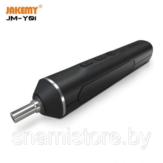 Аккумуляторная электрическая отвертка с набором сменных бит JAKEMY JM-Y01 - фото 3 - id-p124686248