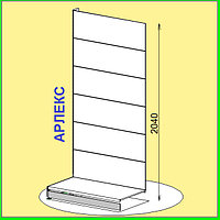 Стеллаж 2040х1000х580 (базовая полка) АРЛЕКС