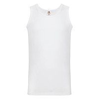 Майка мужская "Athletic Vest", белый_S, 100% х/б, 160 г/м2