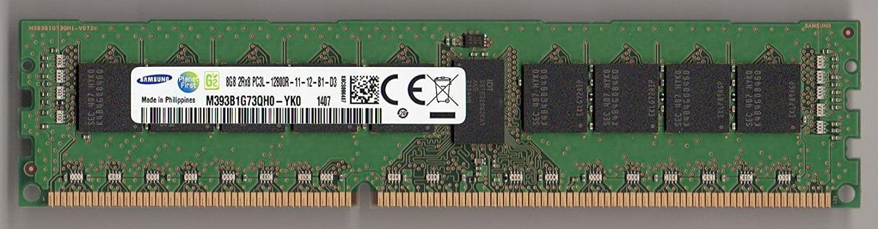 Оперативная серверная память DDR3 8GB Samsung 2Rx8 M393B1G73QH0-YK0 1600Mhz ECC REG - фото 1 - id-p124705916