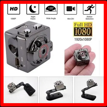 Скрытая мини видеокамера SQ8 Mini DV 1080P / Мини видеорегистратор / Спортивная камера с датчиком дв
