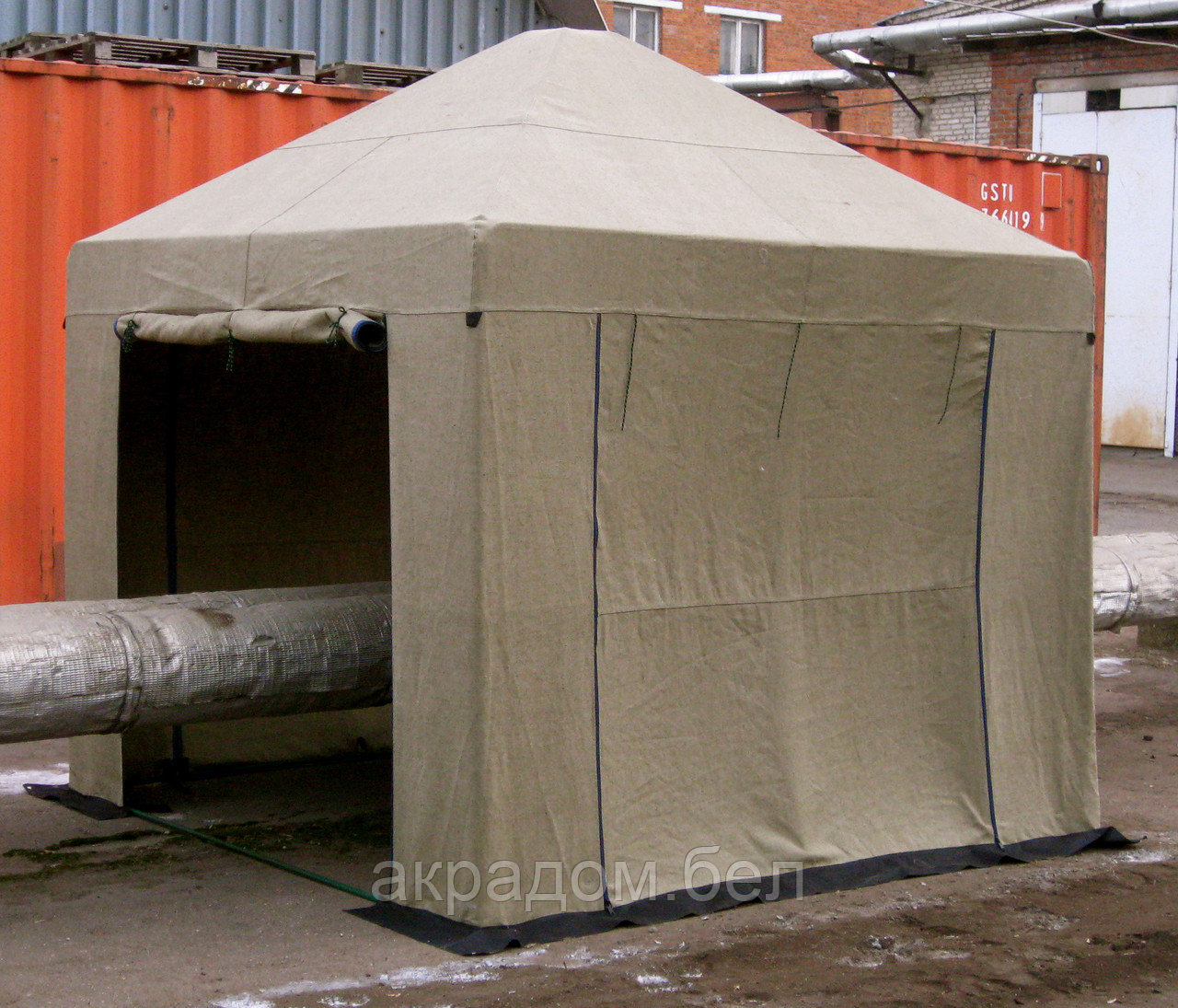 Палатка сварщика 2х2м из тента ПВХ, брезента. Производство - фото 3 - id-p124714456