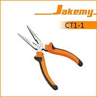 Плоскогубцы с острым носом 165мм JAKEMY CT1-1