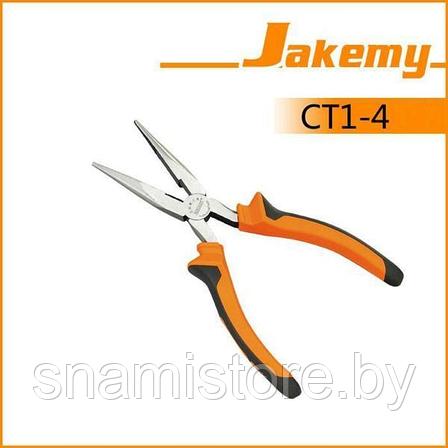 Плоскогубцы с острым носом 205мм JAKEMY CT1-4, фото 2
