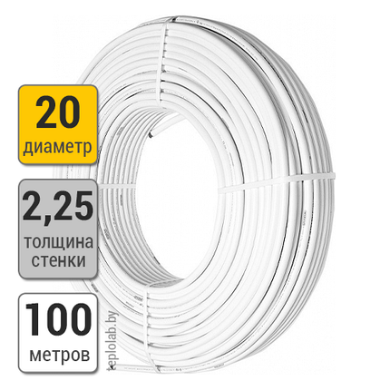 Труба металлопластиковая Wavin Tigris Alupex PEX-c/AL/PE 20x2,25 (100 м), фото 2