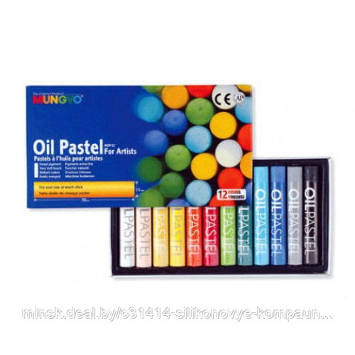 Пастель MUNGYO масляная "Oil" 12 цветов MGMOP12 - фото 1 - id-p124744439