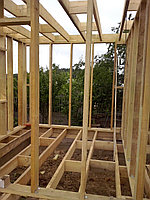Сборка и монтаж деревянного перекрытия для каркасных домов
