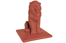 Клинкерный колпак для забора Royal LION со львом King Klinker