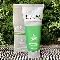 Пенка для умывания очищающая с экстрактом зеленого чая 3W Clinic Green Tea Foam Cleansing, 100 мл