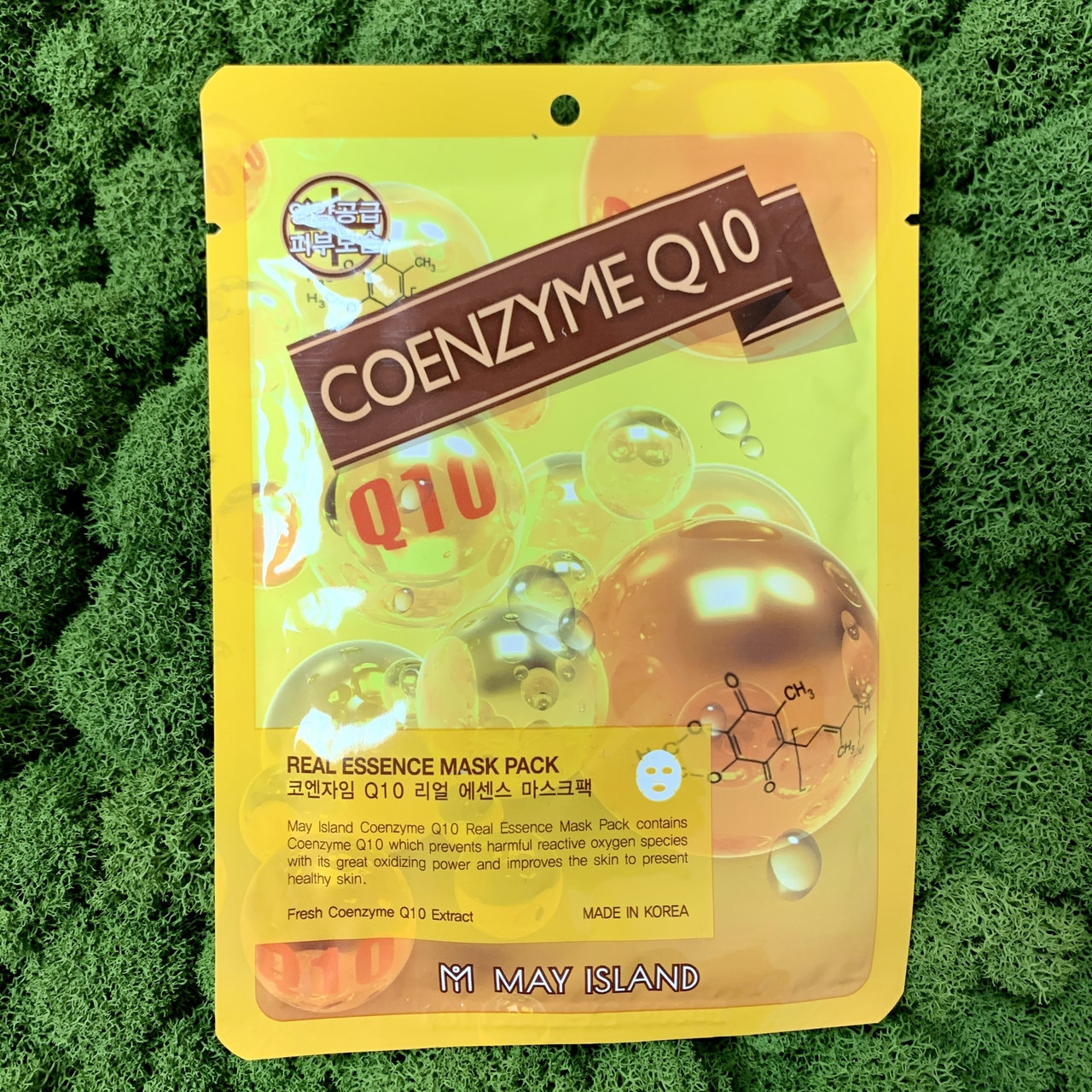 Тканевая маска для лица May Island Real Essence Coenzyme Q10 Mask Pack