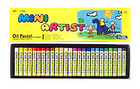 Пастель масляная MINI 25 цветов в картонной коробке MGMOPS25