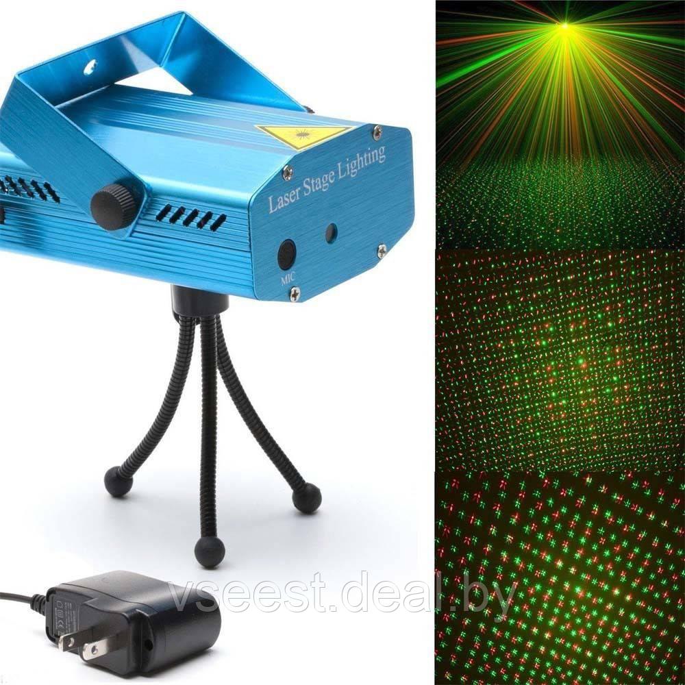 Лазерный проектор Mini Laser Stage Lighting (shu) - фото 4 - id-p124769339