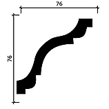 DD44 Карниз (76x76x2000мм), фото 3