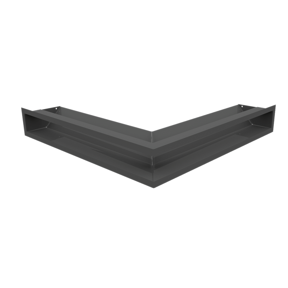Решетка каминная вентиляционная LUFT NL графитовая G 9x56x56 - фото 1 - id-p124770921