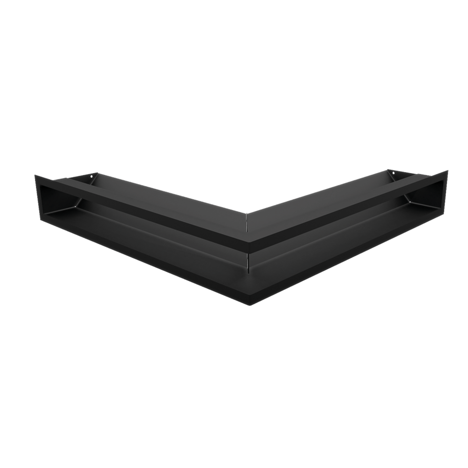 Решетка каминная вентиляционная LUFT NL черная C 9x56x56 - фото 1 - id-p124770926