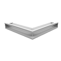 Решетка каминная вентиляционная LUFT NL белая B 9x56x56