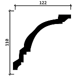 DD16 Карниз (122х110x2000мм), фото 2