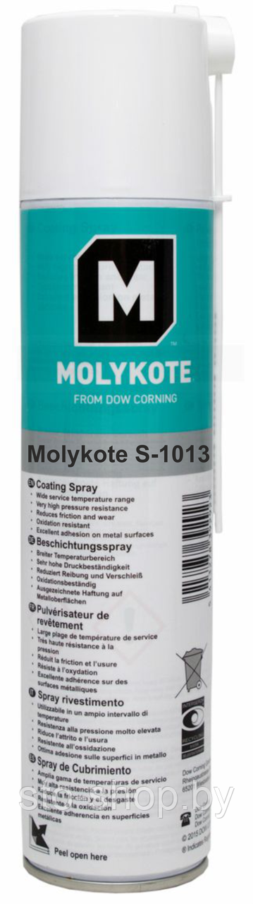 Смазка СОЖ для сверления Molykote Смазка СОЖ для сверления Molykote S-1013 Cutting F Cutting Fluid Spray 400мл