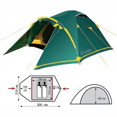 Туристическая палатка Tramp Stalker 2 - фото 1 - id-p124788772