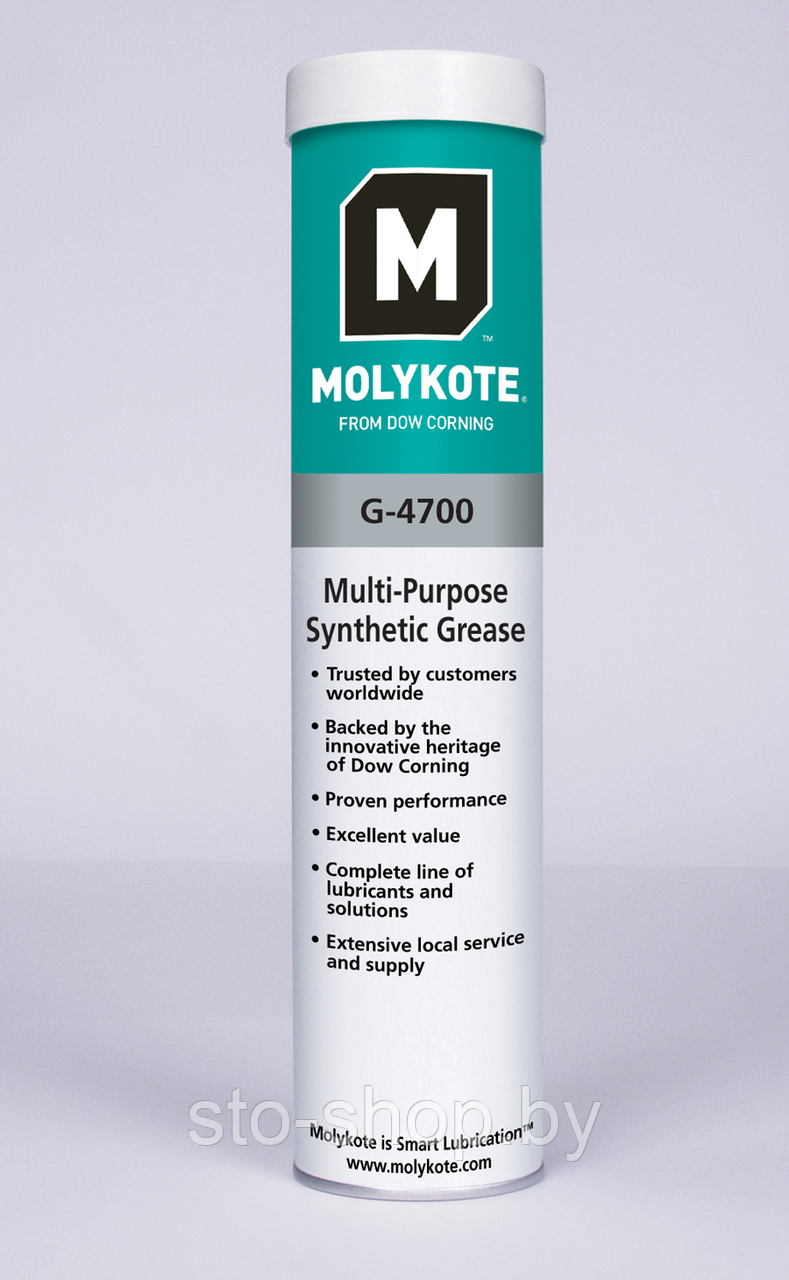 Molykote G-4700 Пластичная смазка для высоконагруженных узлов картридж 390г - фото 1 - id-p36604414