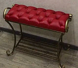 Банкетка кованая с полками для обуви VG006, фото 5