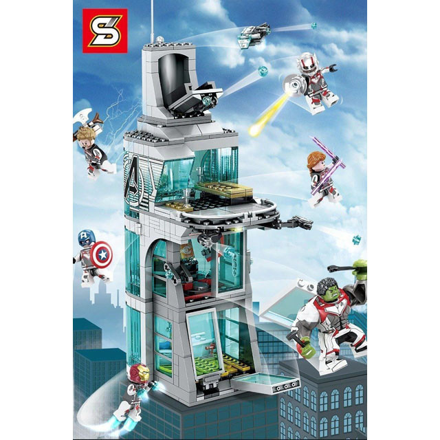 Конструктор Senco SY1349 Super Heroes Нападение на башню Мстителей (аналог Lego Super Heroes 76038) 618 дет - фото 8 - id-p124818839