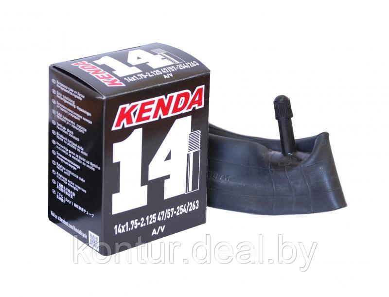 Велокамера 14" авто ниппель Kenda 14x1.75/2.125 - фото 1 - id-p124824585