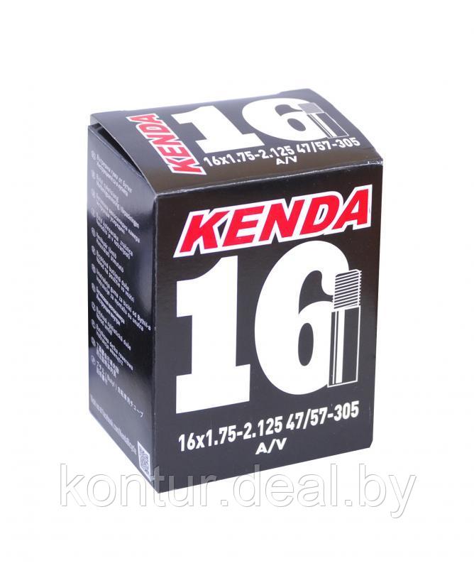Велокамера 16" авто ниппель Kenda 16x1.75/2.125 - фото 1 - id-p124824586