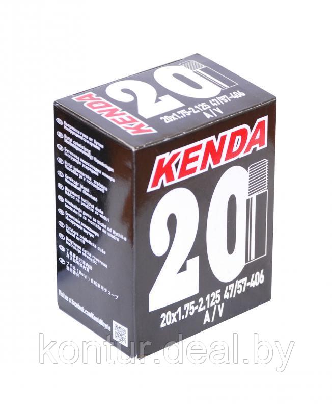 Велокамера 20" авто ниппель Kenda 20x1.75/2.125 - фото 1 - id-p124824595