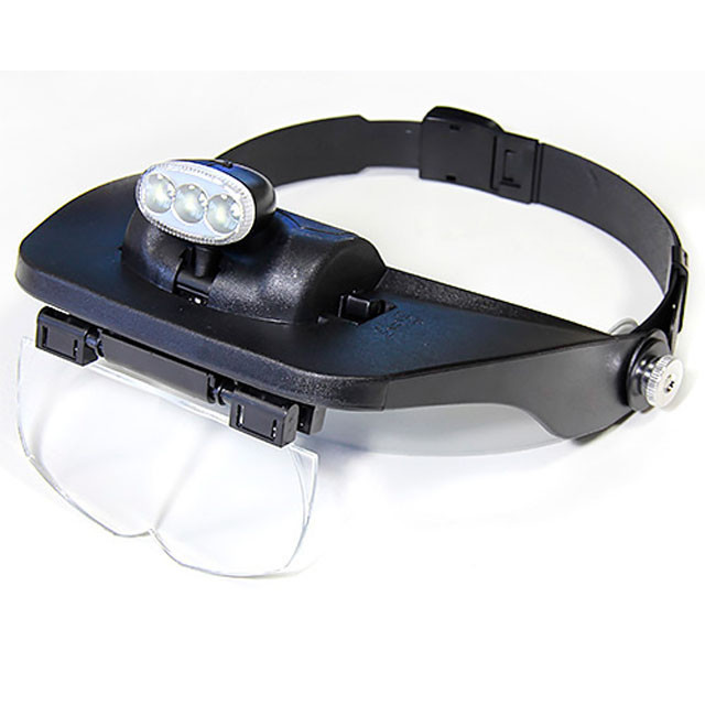 Очки-лупа бинокулярные с подсветкой MG81001-E - фото 5 - id-p124824704