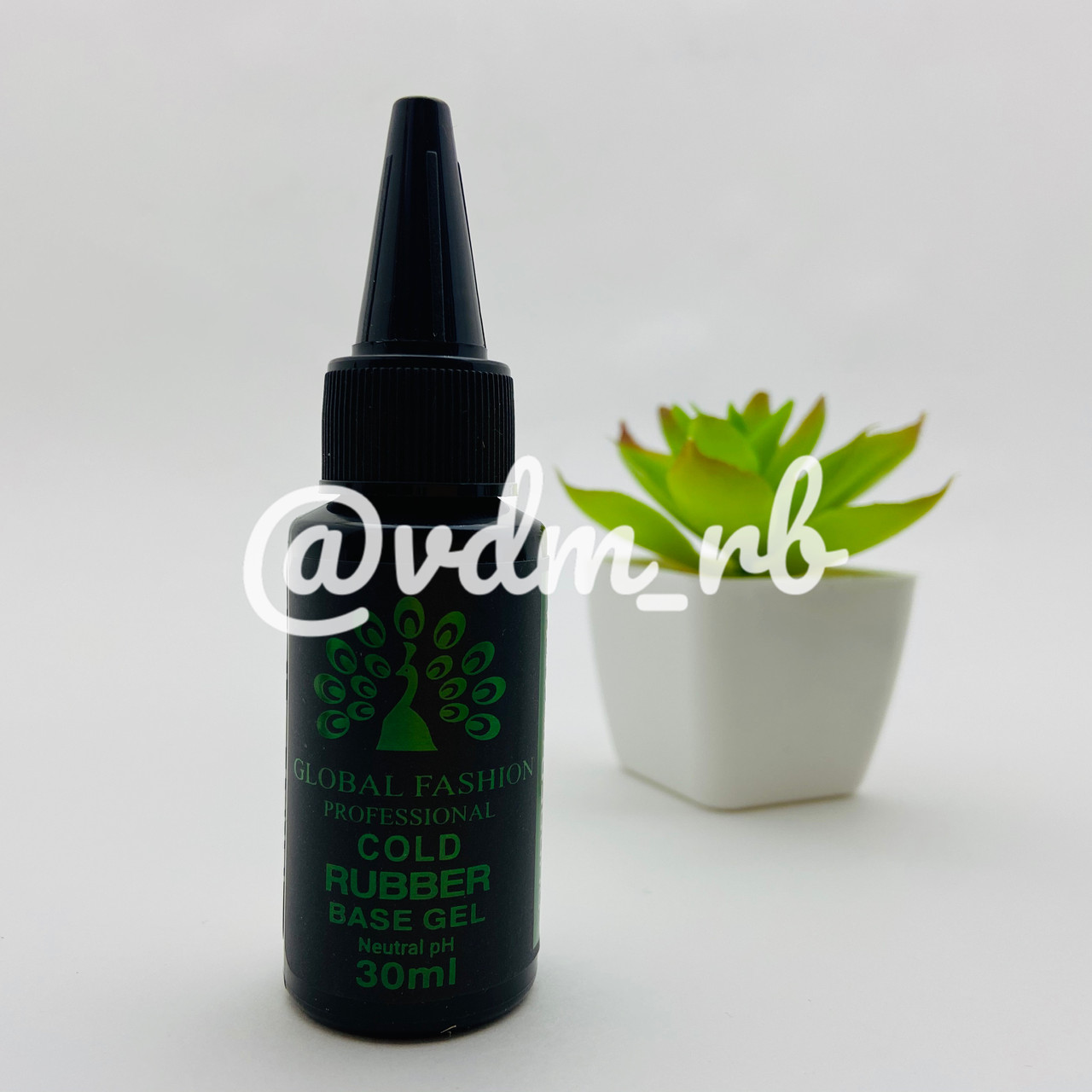 База для гель лака Global Fashion, Rubber Base Coat without Chemical 30 мл