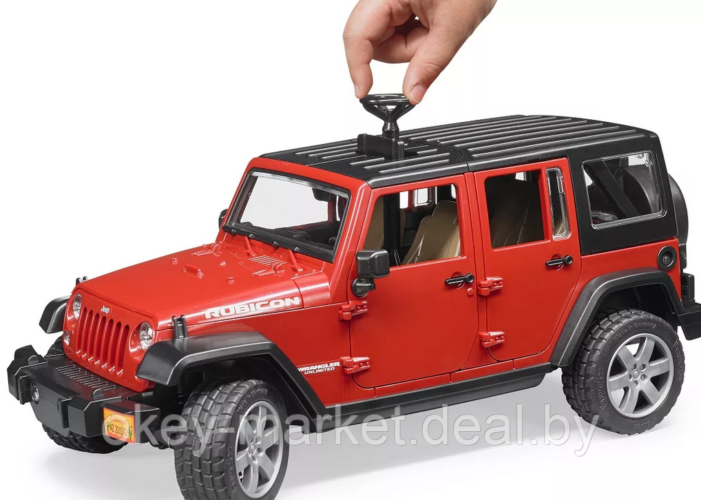 Игрушка Внедорожник Jeep Wrangler Unlimited Rubicon Bruder 02525 - фото 4 - id-p124847941