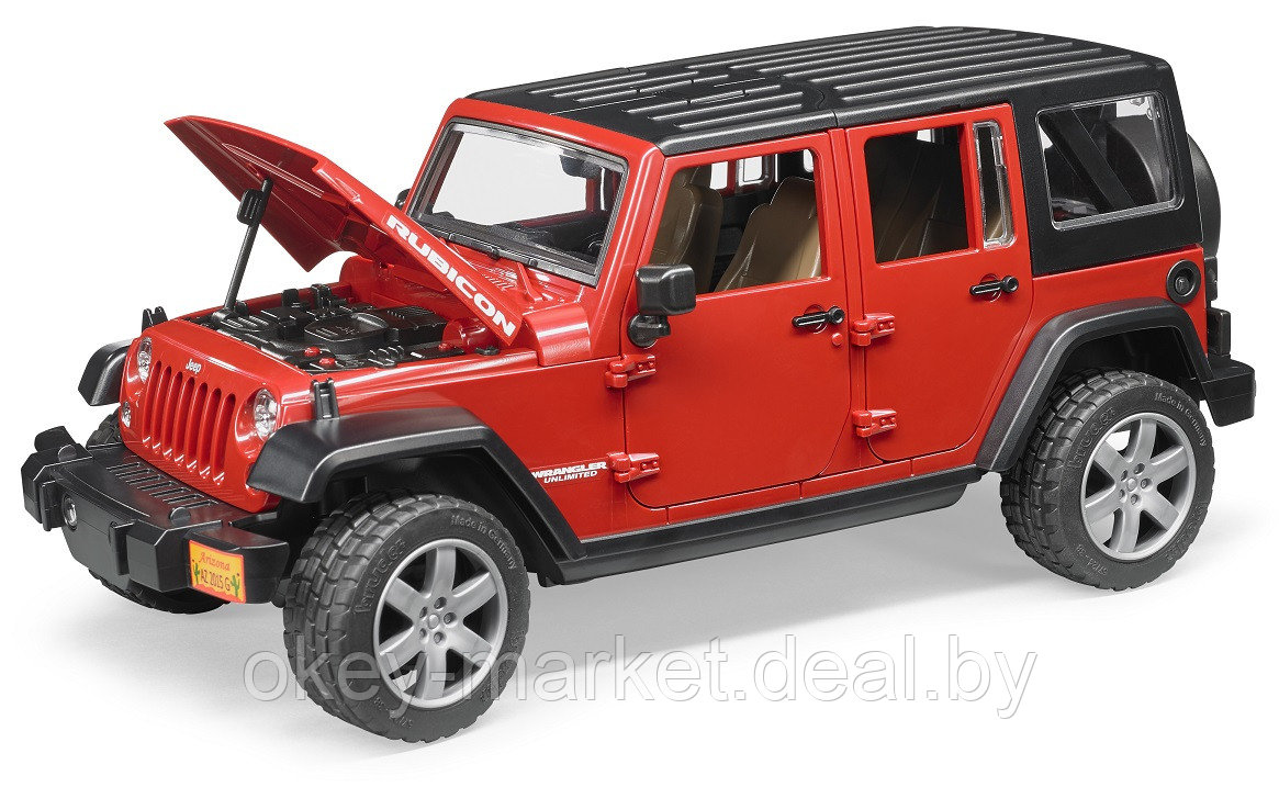 Игрушка Внедорожник Jeep Wrangler Unlimited Rubicon Bruder 02525 - фото 10 - id-p124847941