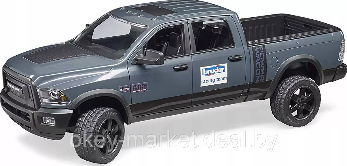 Игрушка Bruder Джип Dodge RAM 2500 c прицепом и родстером 02504 - фото 7 - id-p124848740