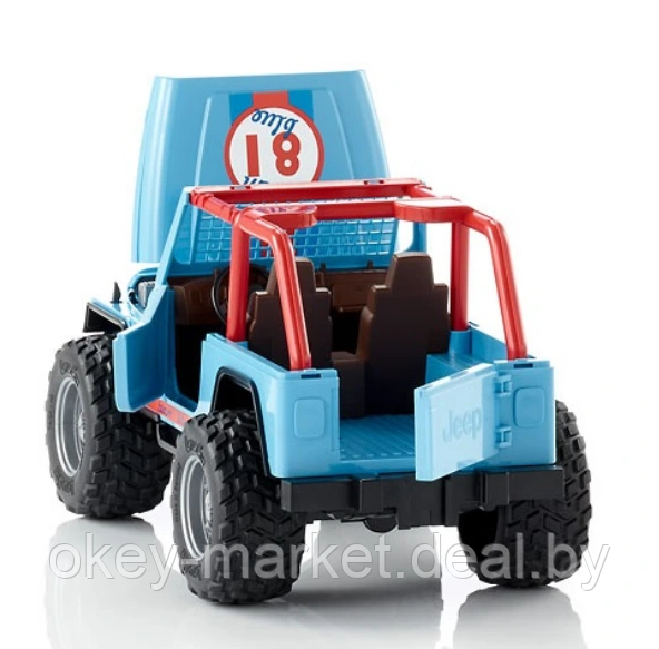 Игрушка джип внедорожник Cross Country Racer Bruder с гонщиком 02541 - фото 6 - id-p124851945