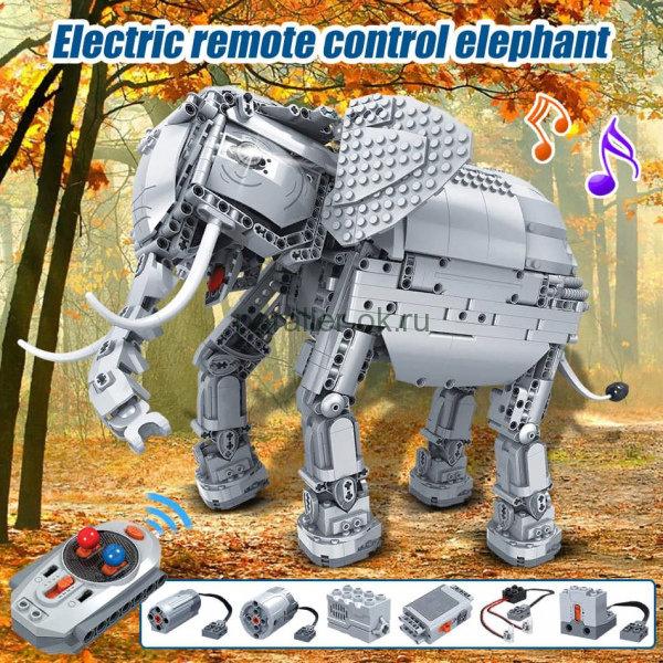 Конструктор Winner/BELA Technology «Слон робот» на радиоуправлении 1128 (Аналог LEGO Technic) 1542 детали - фото 4 - id-p124854036